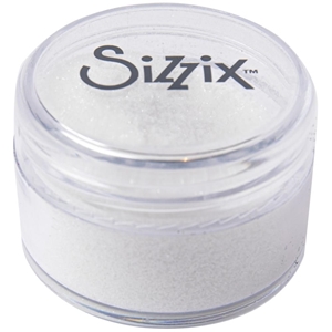 Picture of Sizzix Making Essential Biodegradable Fine Glitter 12g - White
