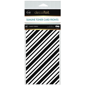 Picture of Them-o-web Deco Foil White Slimline Toner Card Fonts - Φύλλα Μεταφοράς 10x22.8cm - Candy Stripes