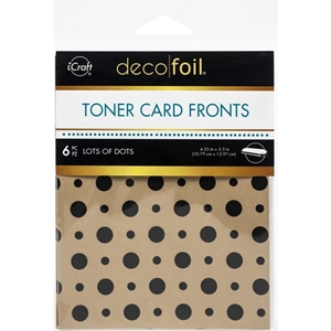 Picture of Them-o-web Deco Foil Toner Card Fonts -  Φύλλα Μεταφοράς 10.8x14 cm - Lots of Dots