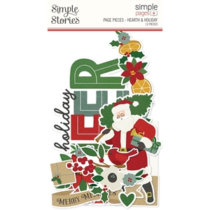 Picture of Simple Stories Simple Pages Page Pieces Die-Cuts - Hearth & Holiday