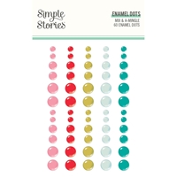 Εικόνα του Simple Stories Αυτοκόλλητα Enamel Dots - Mix & A-Mingle