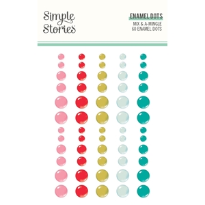 Picture of Simple Stories Enamel Dots - Mix & A-Mingle