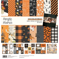 Εικόνα του Simple Stories  Συλλογή Χαρτιών Scrapbooking Διπλής Όψης 12"X12" - Simple Vintage October 31st , 88 τεμ.