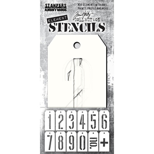 Picture of Stampers Anonymous Tim Holtz Element Στένσιλ - Mechanical, 12τεμ.