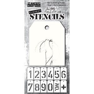 Picture of Stampers Anonymous Tim Holtz Element Stencils - Freight, 12pcs