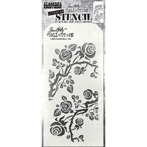 Picture of Stampers Anonymous Tim Holtz Layered Στένσιλ  4"X8.5" - Thorned