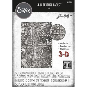Picture of Sizzix Tim Holtz 3D Texture Fades Embossing Folder Μήτρα για Ανάγλυφα - Industrious
