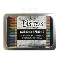 Εικόνα του Tim Holtz Distress Watercolor Pencils Μολύβια Ακουαρέλας - Set 3, 12 τεμ.