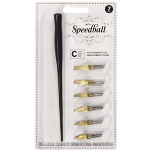 Picture of Speedball Calligraphy Pen Set Σετ Καλλιγραφίας για Lettering - Series C, 7τεμ