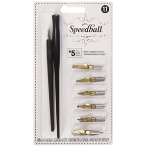Picture of Speedball Dip Pen Σετ Καλλιγραφίας - Artist Set, no. 5, 11τεμ