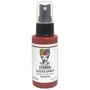 Picture of Dina Wakley Media Gloss Sprays Ακρυλικό Χρώμα σε Σπρέι, Φινίρισμα Γκλος - Sedona