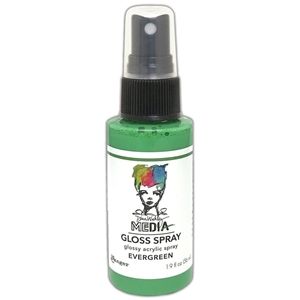 Picture of Dina Wakley Media Gloss Sprays Ακρυλικό Χρώμα σε Σπρέι, Φινίρισμα Γκλος - Evergreen