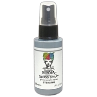 Εικόνα του Dina Wakley Media Gloss Sprays Ακρυλικό Χρώμα σε Σπρέι, Φινίρισμα Γκλος - Sterling