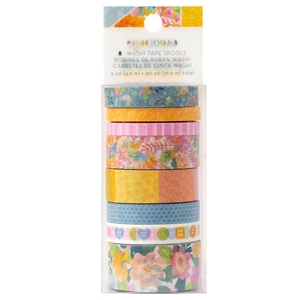 Picture of American Crafts Paige Evans Washi Tape Διακοσμητική Ταινία - Garden Shoppe, 8τεμ.