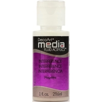 Εικόνα του DecoArt Media Fluid Acrylics Ακρυλικό Χρώμα 29ml - Interference Magenta