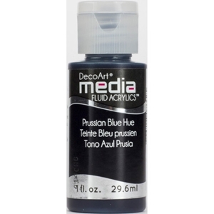Picture of DecoArt Media Fluid Acrylics Ακρυλικό Χρώμα 29ml - Prussian Blue Hue
