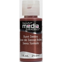 Εικόνα του DecoArt Media Fluid Acrylics Ακρυλικό Χρώμα 29ml - Burnt Sienna
