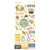 Picture of American Crafts Paige Evans Stickers 6"X12" Sheet - Garden Shoppe Accents & Phrases, 98pcs