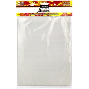 Picture of DecoArt Water Marbling Cleaning Paper Φύλλα Καθαρισμού, 32τεμ.