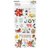 Εικόνα του Crate Paper Sticker Book Μπλοκ Αυτοκόλλητων - Mittens & Mistletoe, 296τεμ.
