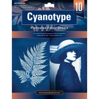 Εικόνα του Jacquard Cyanotype Pretreated Fabric Sheets 8.5'' x 11'' - Υφασμάτινα Φύλλα Κυανοτυπίας,10τεμ.