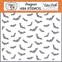 Εικόνα του Echo Park Στένσιλ 6" x 6" – Spooky, Bats About You