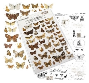 Picture of 49 And Market Rub-Ons Φύλλο Μεταφοράς Εικόνας 6'' x 8'' - Butterflies 01, 2τεμ.