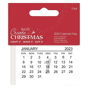 Picture of PaperMania Create Christmas 2023 Calendar Tabs, 10 pcs