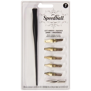 Picture of Speedball Left-Handed Calligraphy Pen Set, 7pcs