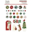 Picture of Simple Stories Decorative Brads  - Hearth & Holiday, 32pcs
