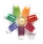 Εικόνα του Time For Tea Designs Stackable Rainbow Blender Brushes - Πινέλα για Μίξεις, 8τεμ.