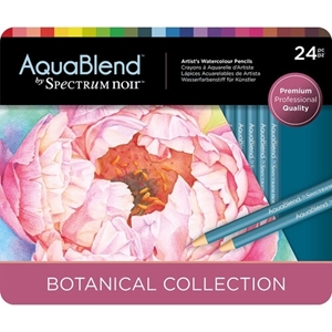 Picture of Spectrum Noir Spectrum Aquablend Watercolour Pencils - Botanical, 24pcs
