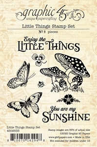 Picture of Graphic 45 Διάφανες Σφραγίδες - Little Things, 8τεμ.