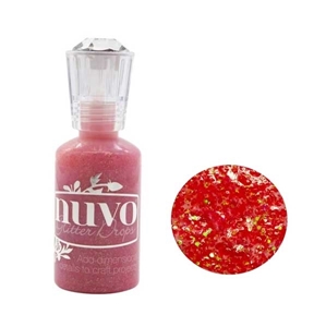 Picture of Nuvo Glitter Drops 3D Χρώμα για Λεπτομέρεια - Red Sunstone
