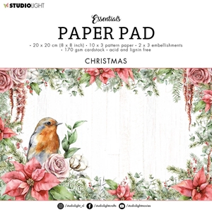 Picture of Studio Light Essentials Double-Sided Paper Pad 8" x 8" - Christmas, 36pcs