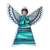Picture of Art By Marlene Christmas Essentials - Unprinted Angel Flags, Guardian Angel, 21pcs