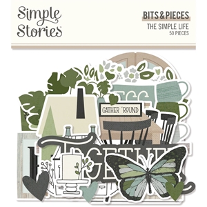 Picture of Simple Stories Die Cuts - The Simple Life, Bits & Pieces