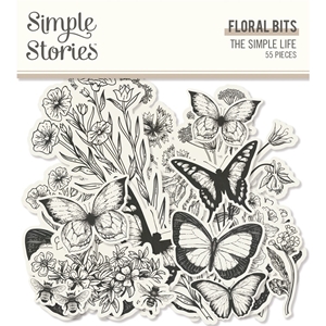 Picture of Simple Stories Die Cuts - The Simple Life, Floral Bits 