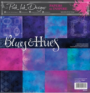 Picture of Pink Ink Designs Μπλοκ Scrapbooking  Μονής Όψης 8"X8" - Blues & Hues