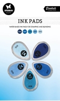 Εικόνα του Studio Light Essentials Ink Pads - Μελάνια με Βάση το Νερό - Nr. 2, Shades Of Blue, 5τεμ.