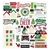 Picture of American Crafts Vicki Boutin Chipboard Stickers Αυτοκόλλητα -  Evergreen & Holly, Icons & Phrases, 65τεμ.