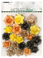 Εικόνα του Studio Light Jenine's Mindful Art Essentials Χάρτινα Λουλούδια - Warm Colors, 20τεμ.