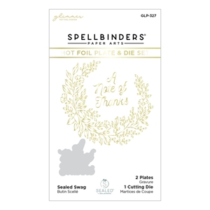 Picture of Spellbinders Glimmer Hot Foil Plate & Μήτρες Κοπής - Sealed Swag, 3τεμ.