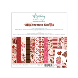 Picture of Mintay Papers Μπλοκ Scrapbooking Διπλής Όψης 6''x 6" - Chocolate Kiss