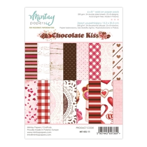 Picture of Mintay Papers Add-On Μπλοκ Scrapbooking Διπλής Όψης  6''x8" - Chocolate Kiss