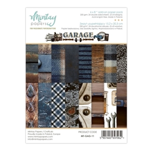Picture of Mintay Papers Add-On Μπλοκ Scrapbooking Διπλής Όψης  6''x8" - Garage