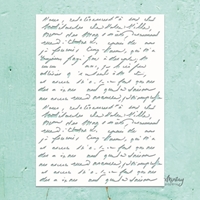 Εικόνα του Mintay Papers Στένσιλ 6"x8" - Handwriting