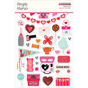 Picture of Simple Stories Sticker Book - Heart Eyes, 716pcs