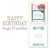 Picture of Spellbinders Glimmer Hot Foil Plate - Birthday Hugs & Wishes, 3τεμ.