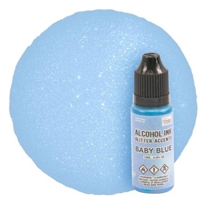 Picture of Couture Creations Glitter Accents Μελάνι Οινοπνεύματος 12ml - Baby Blue